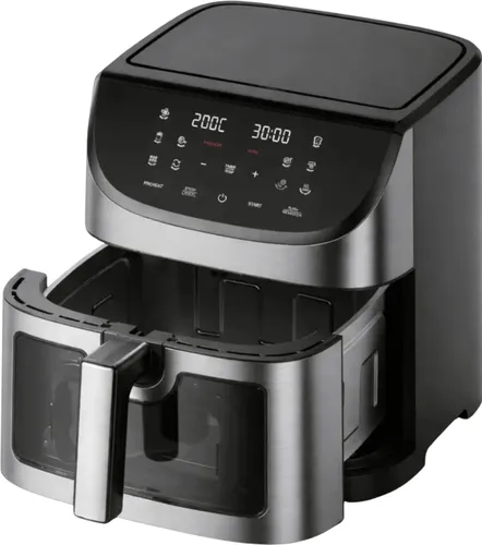 Air Fryer Frytkownica beztłuszczowa EXTRALINK EX.97676  8l z 10 automatycznymi programami i okienkiem do obserwacji postępów gotowania