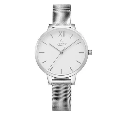 Obaku Lıv V209LXCIMC Saat Gümüş / Beyaz