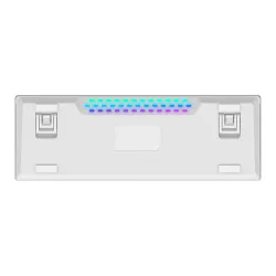 Klawiatura mechaniczna Rampage Radiant K11 Outemu RED Biały