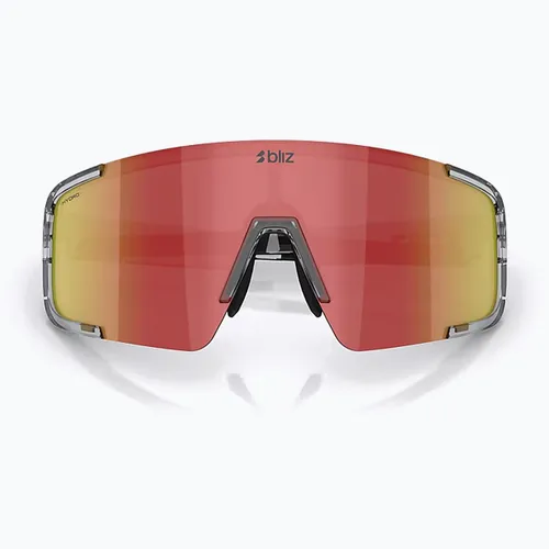 Okulary przeciwsłoneczne Bliz P003 transparent dark grey/brown red multi