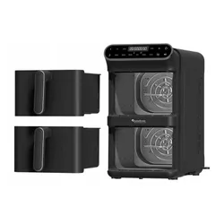 Air Fryer Frytkownica beztłuszczowa TURBOTRONIC TT-AF500D Czarny z podwójnym koszem
