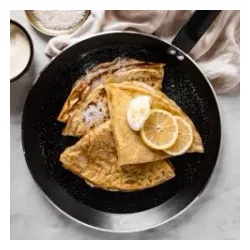 DE BUYER Choc Resto 24 cm czarna - patelnia do naleśników nieprzywierająca