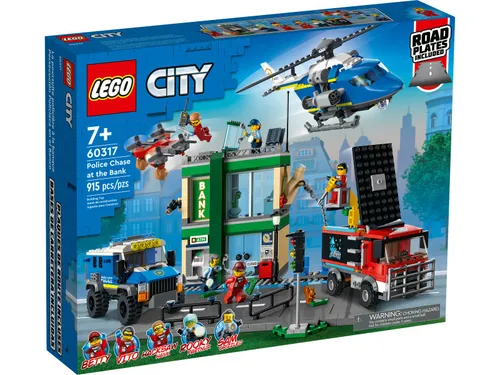 Конструктор Lego 60317 City - Полицейская погоня в банке