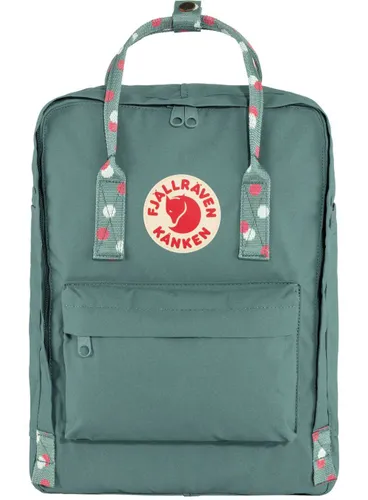 Fjallraven Kanken-frost yeşil sırt çantası / konfeti deseni