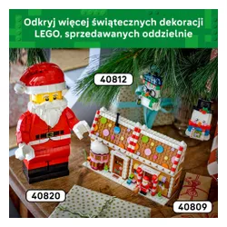 LEGO 40820 Powiększona minifigurka Świętego Mikołaja