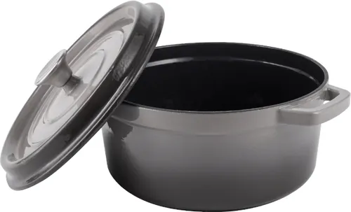 Garnek żeliwny VINTAGE CUISINE VC2P221GR20CP Szary Ombre 2.2L