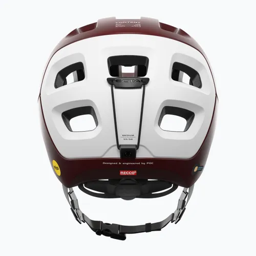 Kask rowerowy MTB POC Tectal Race MIPS garnet red/hydrogen white matt