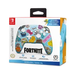 Pad PowerA Enhanced Fortnite Sticker Mania do Nintendo Switch Bezprzewodowy