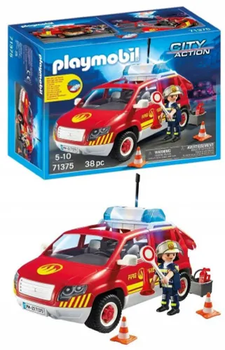 Набор фигурок Playmobil City Action 71375 Машина начальника пожарной охраны