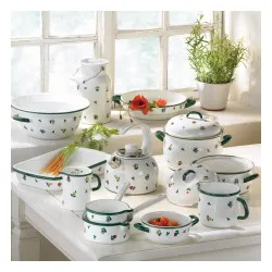 RIESS Country Gmundner Streublumen 0,75 l - rondel emaliowany