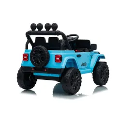 Auto Na Akumulator Jeep Rubicon 2X200W 24V Eva Skóra LED Pilot Radio MP3