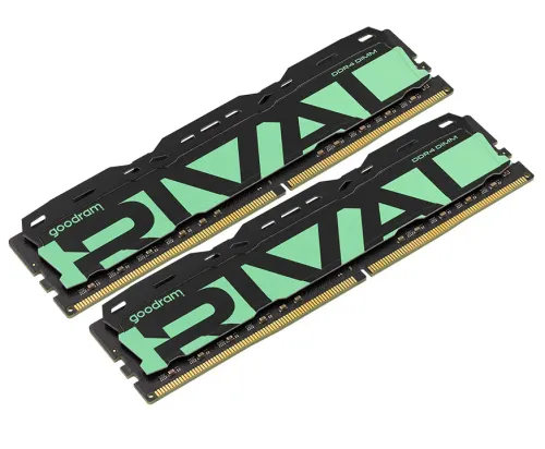 Pamięć RAM GoodRam Rival Radiant DDR4 32GB (2x16GB) 3200 CL16 Zielony
