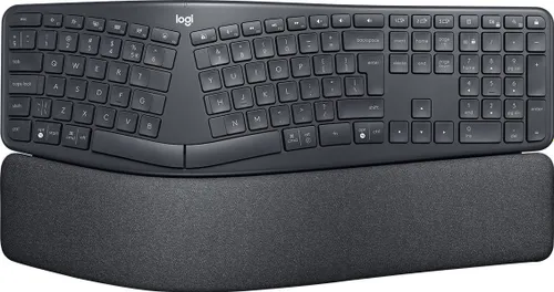 Klawiatura Logitech K860 Ergo Business bezprzewodowa 100% (full-size) szara