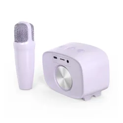 Mikrofon z głośnikiem Bluetooth myFirst Voice 2 8W Fioletowy