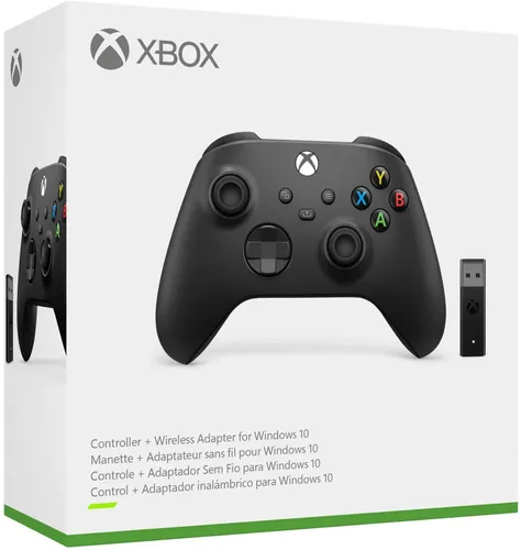 Microsoft Xbox Series Pad беспроводной Геймпад для Xbox, PC + адаптер-carbon black