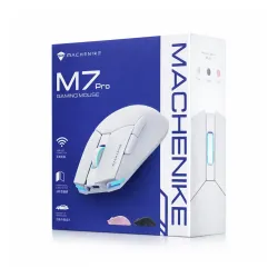 Myszka gamingowa Machenike M7 Pro Bezprzewodowa Biała