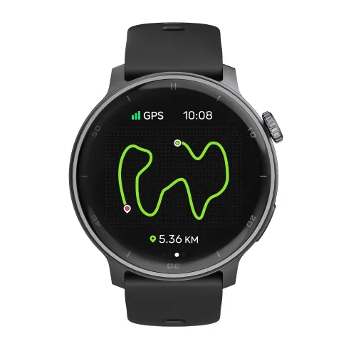 Smartwatch STELIO Activ Funkcje AI 46mm GPS Czarny