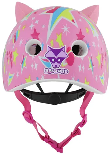 Kask rowerowy RASKULLZ Astro Cat Różowy dla Dzieci (rozmiar XS)