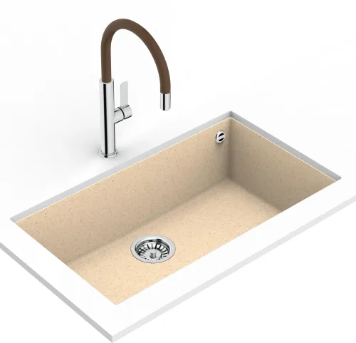 Bateria Teka FOT 995 Brązowy Mosiądz, Chrom