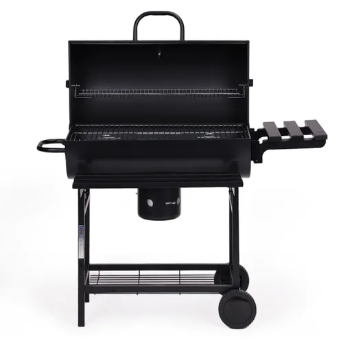Grill węglowy ogrodowy z pokrywą termometr popielnik składane półki MultiGarden