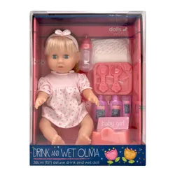 Lalka DOLLS WORLD Pijąca i sikająca Olivia 016-78402