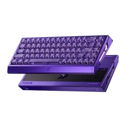 Klawiatura gamingowa Mchose MC-Ace68GT-5 przewodowa magnetyczna podświetlana fioletowa
