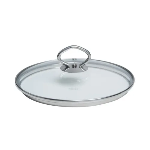 RIESS Nouvelle Rosso 1 l - rondel emaliowany z pokrywką