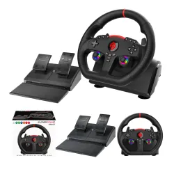 Kierownica Subsonic SuperDrive 270 GT z pedałami do PC, PS4, Xbox, Switch, Switch 2