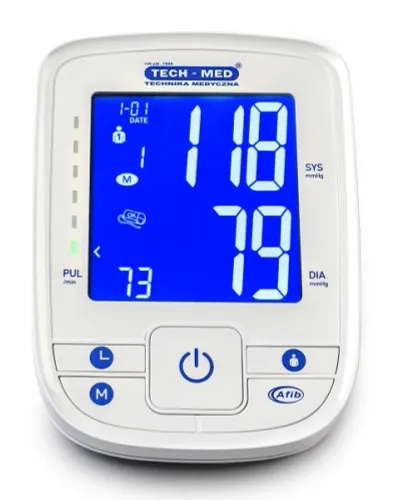 Ciśnieniomierz Tech-Med TMA-INTEL 11 Wykrywanie arytmii