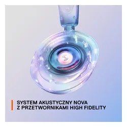 Słuchawki przewodowe z mikrofonem SteelSeries Arctis Nova 1 PS Nauszne Biały