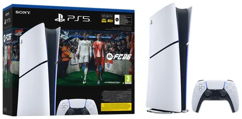 Konsola SONY PlayStation 5 Digital Slim Edition + FC26 (klucz aktywacyjny)