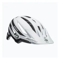 Kask rowerowy Bell Sixer Integrated MIPS fasthouse stripes matte white/black