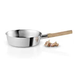 EVA SOLO Nordic Kitchen 24 cm - patelnia nieprzywierająca z pokrywką ze stali nierdzewnej