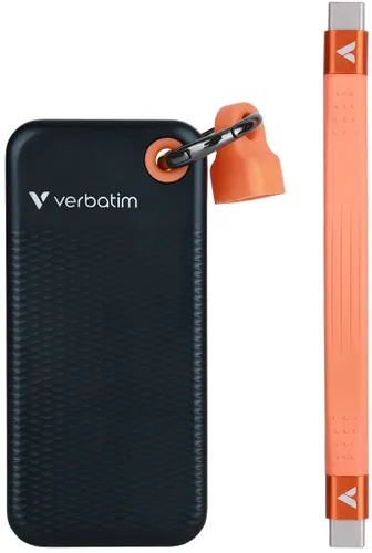 Dysk VERBATIM Pocket 512GB SSD Czarno-pomarańczowy