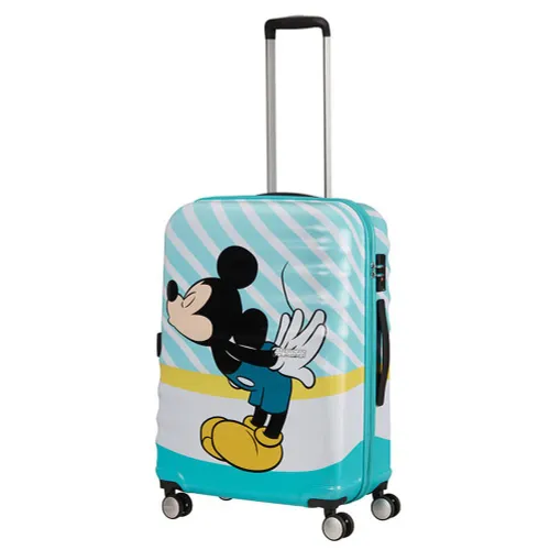 American Tourister Wavebreaker Disney Orta Bavul-Mickey blue kiss