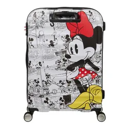 Средний чемодан American Tourister Wavebreaker Disney - Minnie comics white