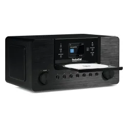 Radioodbiornik TechniSat DigitRadio 570 CD IR Radio FM DAB+ Internetowe Bluetooth Czarny