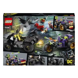 Конструктор Lego DC трехколесный мотоцикл Джокера (76159)