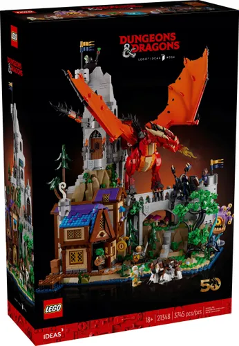 Конструктор LEGO Ideas 21348 Dungeons Dragons: Сказка о Красном Драконе