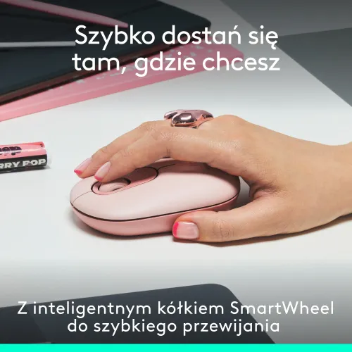 Myszka Logitech POP Mouse Różowy