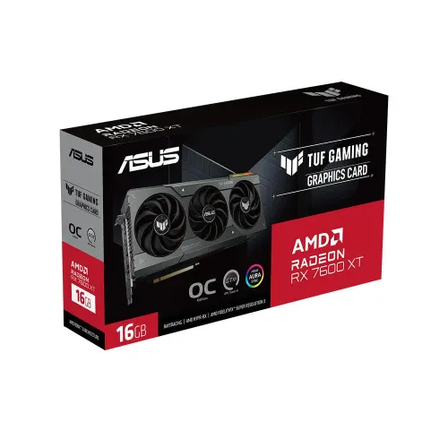 Karta graficzna ASUS TUF Gaming Radeon 7600 XT OC Edition 16GB GDDR6 128bit FSR