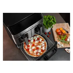 Air Fryer Frytkownica beztłuszczowa CONCEPT Pizza Trio FR9000 18.5 l z podwójnym koszem + szuflada do pieczenia