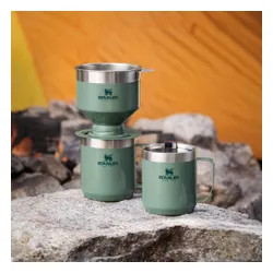 Kubek turystyczny z pokrywką Stanley Classic Legendary Camp Mug 0,35 l - hammertone green