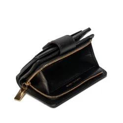 Женский маленький кошелек MICHAEL Michael Kors Mk Charm 34h3g0kf5l Black 001