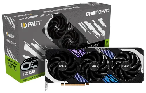 Karta graficzna PALIT GeForce RTX 4070 GamingPro OC 12GB DLSS 3