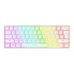 Klawiatura mechaniczna Rampage Radiant K11 Outemu Blue Switch Biały