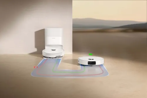 Robot sprzątający Dreame D20 Plus Funkcja mopowania Stacja oczyszczająca Tworzenie mapy pomieszczenia Biały