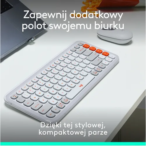 Zestaw LOGITECH POP ICON Combo Off White