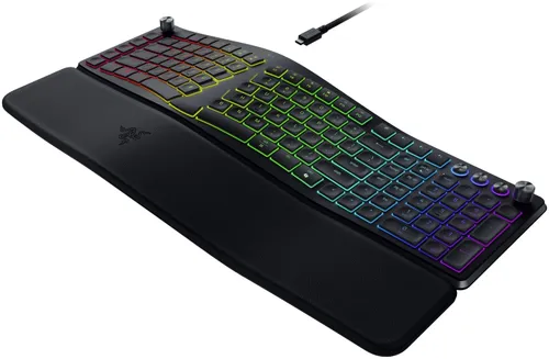 Klawiatura Razer Pro Type Ergo US bezprzewodowa 100% (full-size) podświetlana czarna