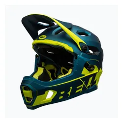 Kask rowerowy Bell FF Super DH MIPS Spherical matte gloss blue/hiviz